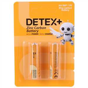 باتری قلم DETEX ZINC CARBON