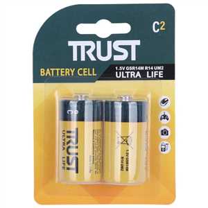 باتری سایز متوسط Trust Ultra Life R14 - باتری C