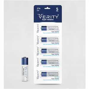 باتری VERITY ALKALINE 27A - پک 5 تایی