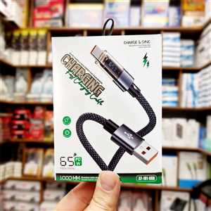 کابل شارژ XF-191-USB Type-C 1M 65W PD