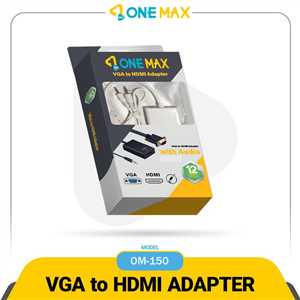 تبدل VGA به HDMI با صدا وان مکس ONEMAX OM-150