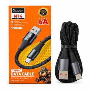 کابل شارژ TYPE C مدل OUGER M14 1M 6A