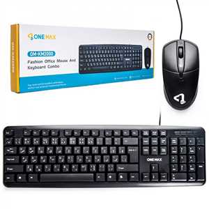 کیبرد و موس سیم دار وان مکس ONE MAX OM-KM2000
