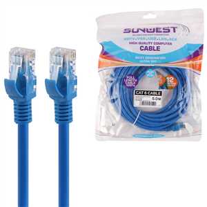 کابل شبکه سان وست SUNWEST CAT6 5M