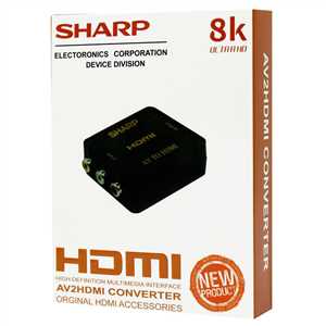 تبدیل SHARP AV TO HDMI 8K