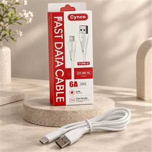 کابل شارژ TYPE C مدل CYNCO CY-08B 1M 6A