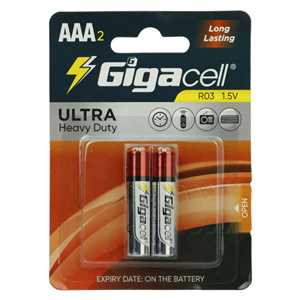 باتری نیم قلم GIGACELL ULTRA HEAVY DUTY