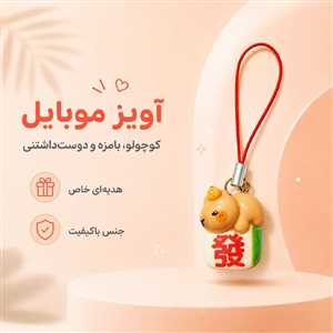 آویز موبایل و فلش خرس چینی