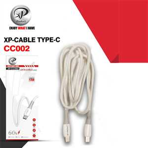 کابل شارژ اکس پی XP-CC002 Type-C to Type-C 1M 60W