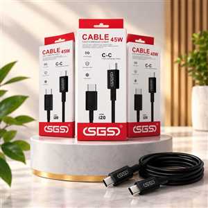 کابل شارژ SGS I20 Type-C to Type-C 1M 45W