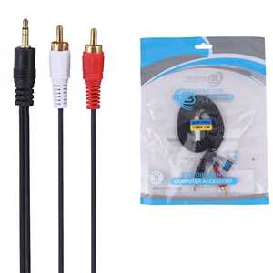 کابل 1 به 2 صدا بایبل  BAYBEL AUDIO CABLE 1*2 1.5M