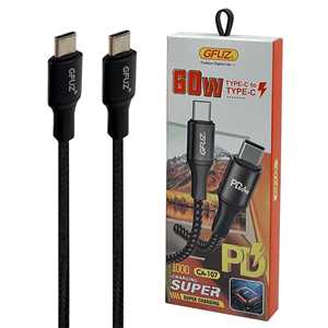 کابل شارژ GFUZ CA-107 Type-C to Type-C 1M 60W