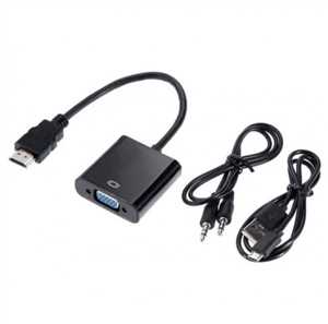 تبدیل HDMI به VGA  با خروجی صدا پاوردار