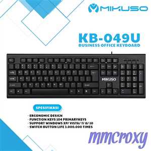 کیبرد سیم دار MIKUSO KB-049U