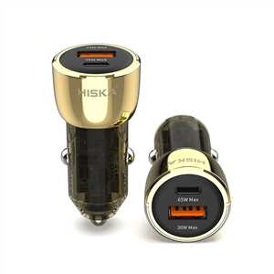 شارژر فندکی فست هیسکا HISKA HCC-318 30+65W