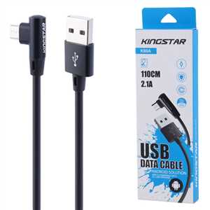کابل میکرو کینگ استار KINGSTAR K80A 110CM 2.1A