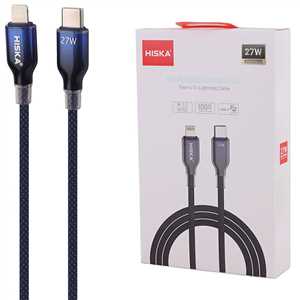 کابل شارژ هیسکا HISKA LX-911CL Type-C to Lightning 1M 27W