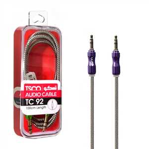 کابل صدا 1 به 1 تسکو AUX TSCO TC 92 1M 