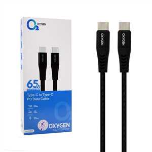 کابل شارژ اکسیژن OXYEN LX-5 Type-C to Type-C 1M 65W