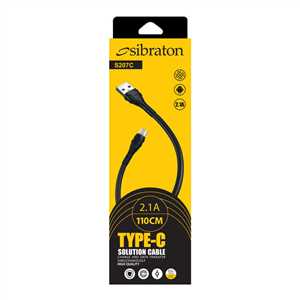 کابل شارژ TYPE C سیبراتون SIBRATON S207C 1.1M