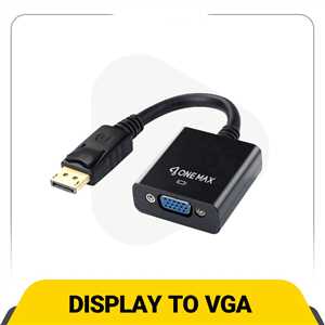 تبدیل DISPLAY به VGA وان مکس ( تبدیل DP TO VGA ONEMAX OM-152B )