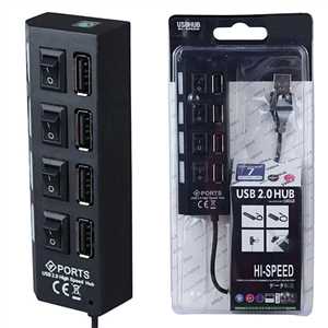 هاب HI-SPEED 30CM 4Port - کلید دار