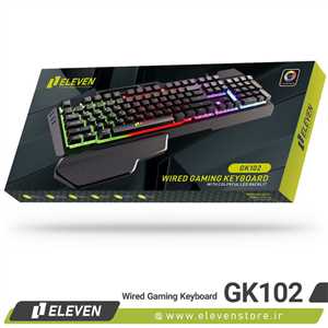کیبرد سیم دار گیمینگ الون ELEVEN GK102