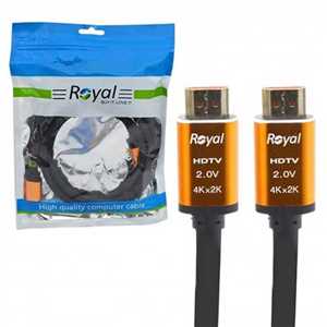 کابل HDMI رویال HDMI ROYAL (19+1) 4K 1.5M