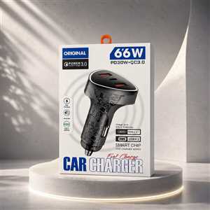 شارژر فندکی PD30W + QC3.0 66W