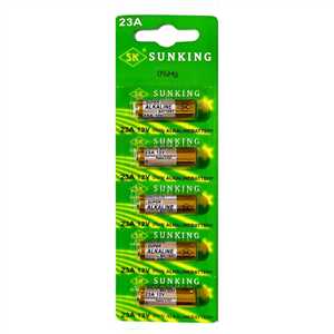 باتری SUNKING ALKALINE 23A - پک 5 تایی