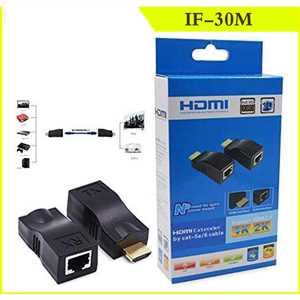 تبدیل افزایش طول HDMI با کابل شبکه (  HDMI EXTENDER 30M )