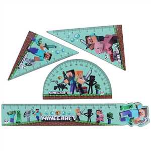 ست نقاله گونیا و خط کش چوبی Royal