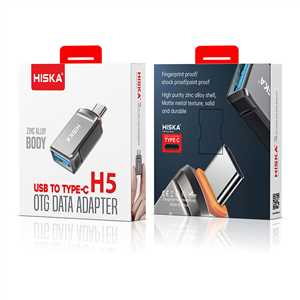 تبدیل او تی جی تایپ سی هیسکا TYPE C USB OTG HISKA H5