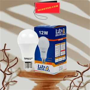 لامپ حبابی LED دلتا Delta Classic E27 12W - مهتابی