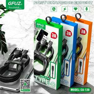 کابل شارژ TYPE C جیفیوز GFUZ CA-130 1M 3A