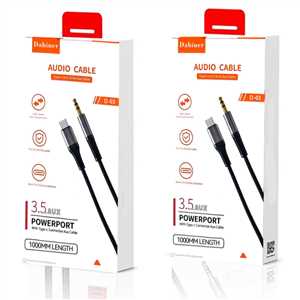 کابل تبدیل TYPE-C به جک 3.5 میلی متری (TYPE-C TO 3.5 AUX DAHINER D-03)