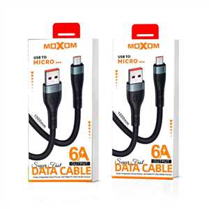 کابل شارژ میکرو فست MOXOM 1M 6A