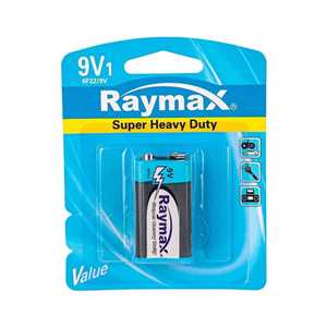 باتری کتابیRAYMAX SUPER HEAVY DUTY 9V
