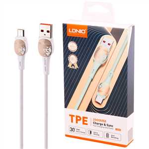 کابل شارژ میکرو الدینیو LDNIO LS832 2M 30W