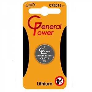 باتری سکه ای GENERAL POWER CR2016