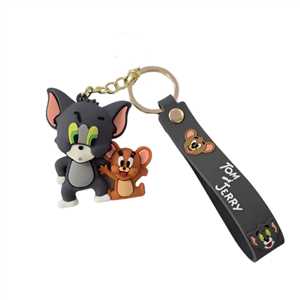 آویز و جاکلیدی تام و جری سیلیکونی