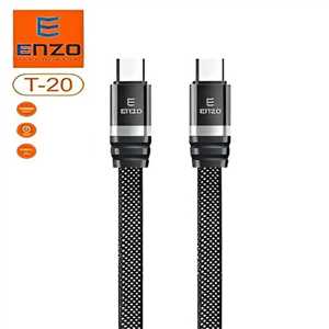 کابل شارژ انزو ENZO T-20 Type-C to Type-C 1M