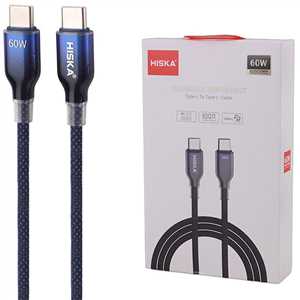 کابل شارژ هیسکا HISKA LX-911CC Type-C to Type-C 1M 60W