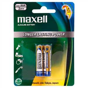 باتری نیم قلم MAXELL ALKALINE